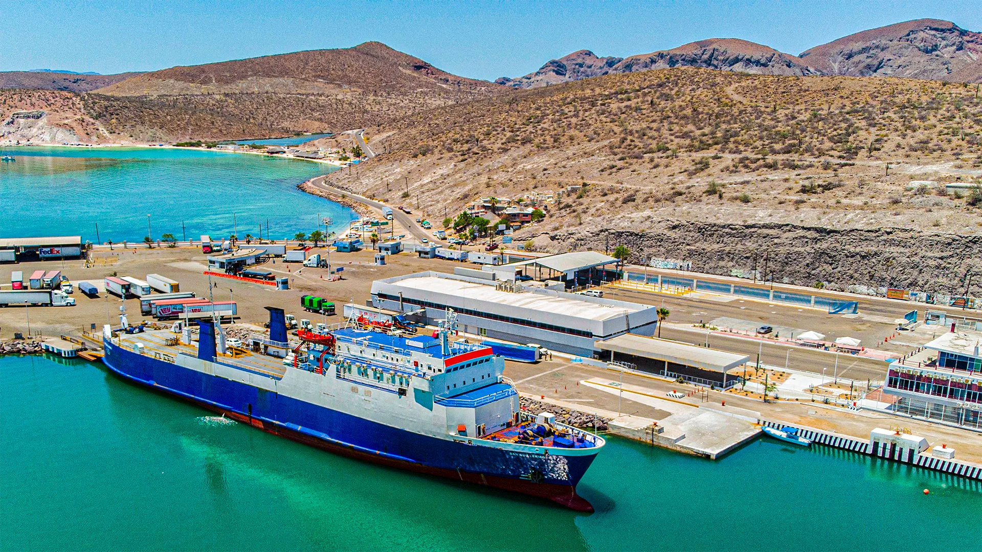 Foto: Gobierno del Estado | Puerto Pichilingue, en La Paz, Baja California Sur