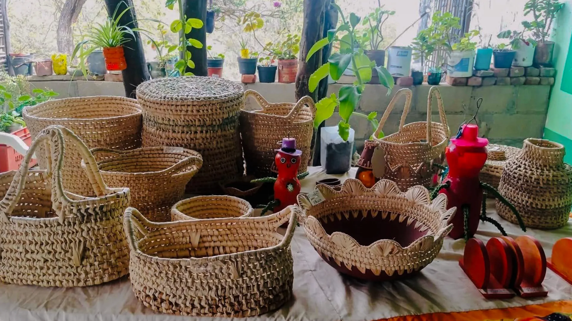 Canastas artesanales hechas a mano