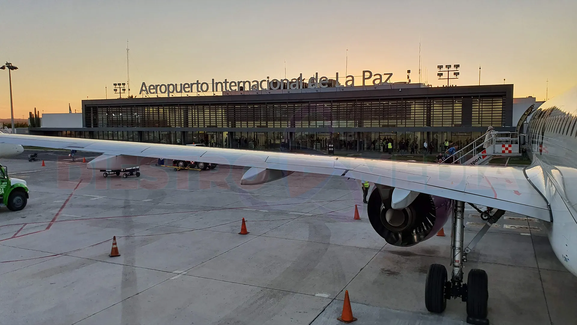 Fachada del Aeropuerto Internacional de La Paz