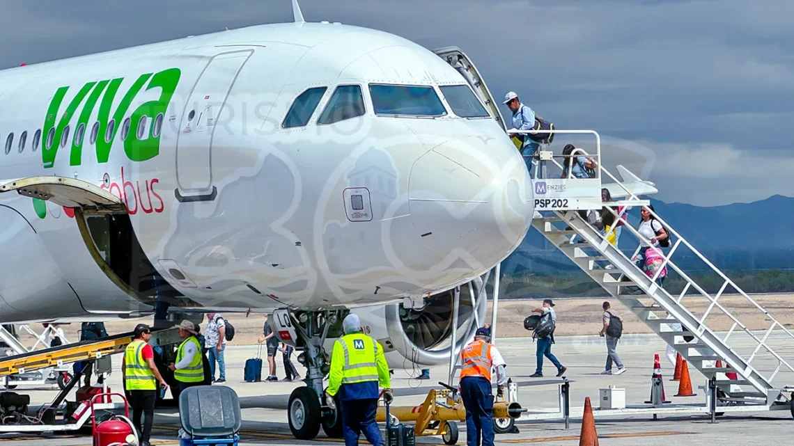 La ruta aérea entre La Paz y Monterrey opera con Viva Aerobus desde el 17 de junio, con boletos desde 480 pesos más TUA y vuelos directos disponibles tres veces a la semana / Foto: Pablo Diestro / TurismoBCS.news