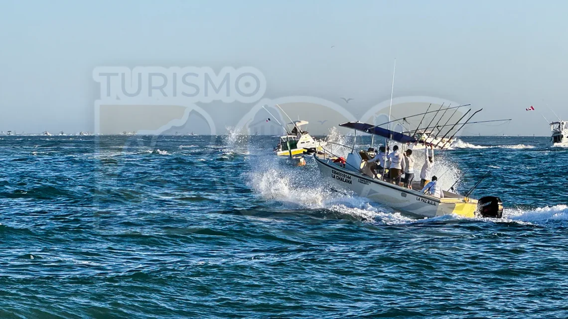 El Torneo de Pesca Deportiva Maja El Grande 2026 reunió a 144 embarcaciones en La Paz con una bolsa total de casi 5 millones de pesos y una derrama económica estimada de 25 millones durante la semana del evento / Foto: Pablo Diestro / TurismoBCS.news