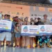 Tabla de resultados del Torneo Maja El Grande 2026 con los tres primeros lugares, Jicameros con 49.80 libras, Briana Sportfishing con 46.40 y Estrella del Mar con 43.60, en el muelle fiscal de La Paz / Foto: Pablo Diestro / TurismoBCS.news